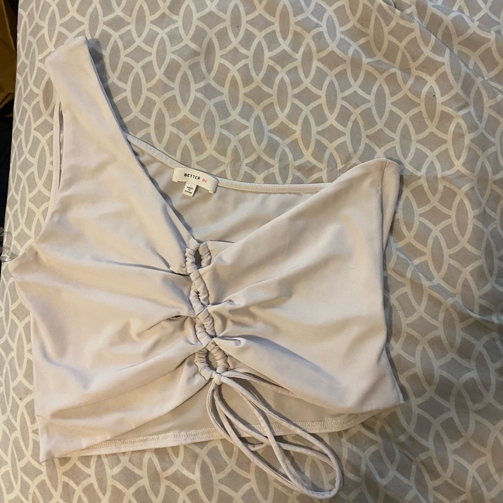 Off the shoulder crop top